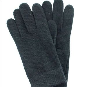 Black Cashmere Gloves- Portolano